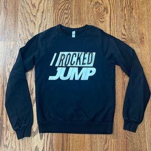 Jump Dance Competition, Fleece crewneck, great condition, (size: adult xs)